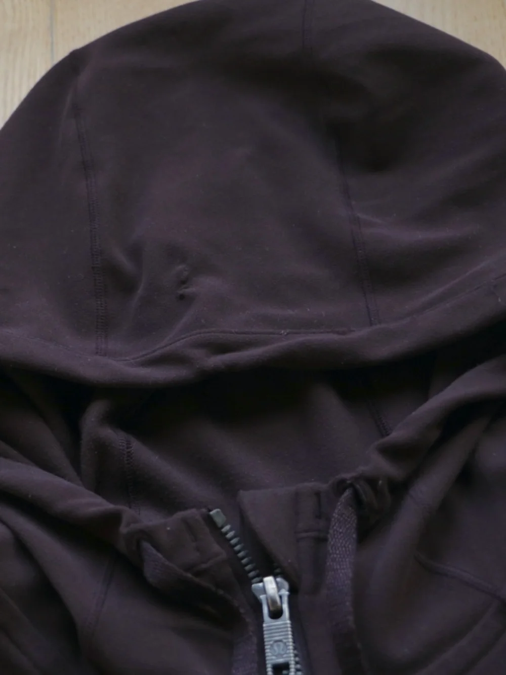 Hooded Define Nulu jacket | Black Satin